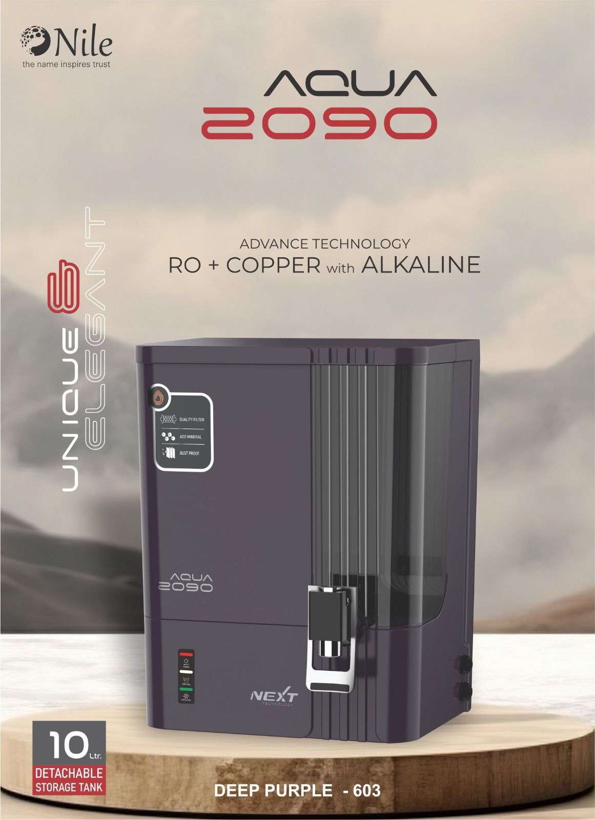 Aqua 2090 RO + Alkaline + Copper + Zinc Water Purifier Kalol